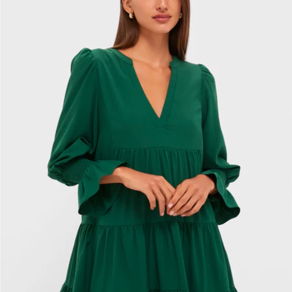 Tuckernuck Green V-Neck Dress